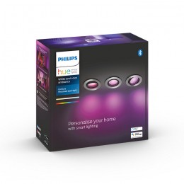 Philips Hue 8719514342866 LED zápustné bodové svietidlo Centura 3x5,7W | GU10 | 1050lm | 2200-6500K