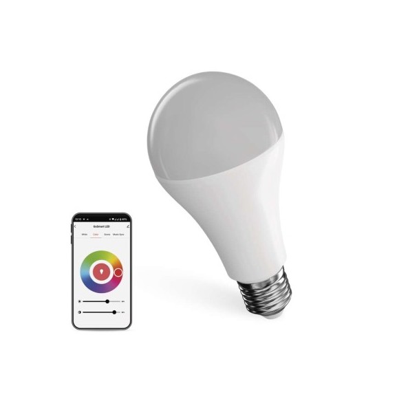 EMOS ZQW516R LED inteligentná žiarovka GoSmart  | 14W integrovaný LED zdroj | 1400lm | 2700-6500K