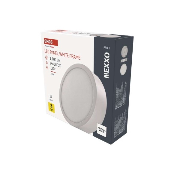 EMOS ZM5135 LED stropnica NEXXO  | 12,5W integrovaný LED zdroj