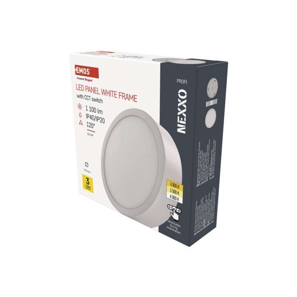 EMOS ZM5133 LED stropnica NEXXO  | 12,5W integrovaný LED zdroj