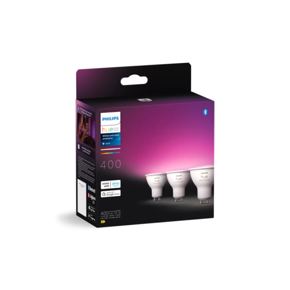 Philips Hue 8720169229877 LED sada žiaroviek | 4,2W GU10 LED | 400lm | 2000-6500+RGBK