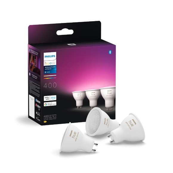 Philips Hue 8720169229877 LED sada žiaroviek | 4,2W GU10 LED | 400lm | 2000-6500+RGBK