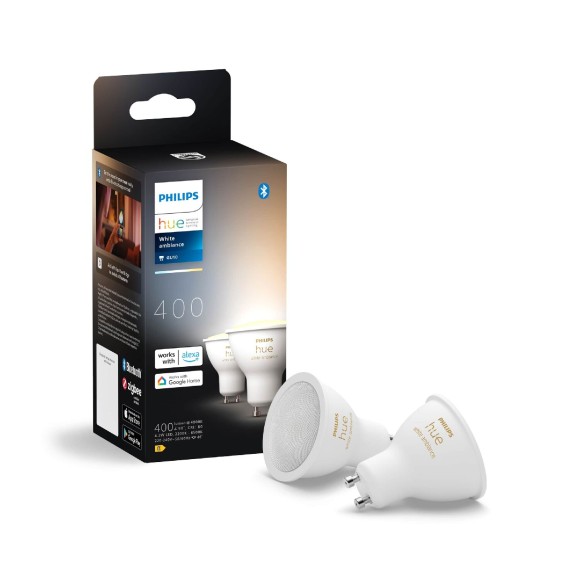 Philips Hue 8720169230033 LED inteligentná žiarovka | 4,2W GU10 LED | 400lm | 2200-6500K