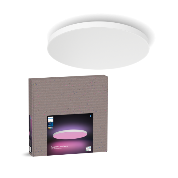 Philips Hue 8720169277557 LED prisadené stropné svietidlo Datura XL Round | 67W integrovaný LED zdroj | 2000-6500+RGBK