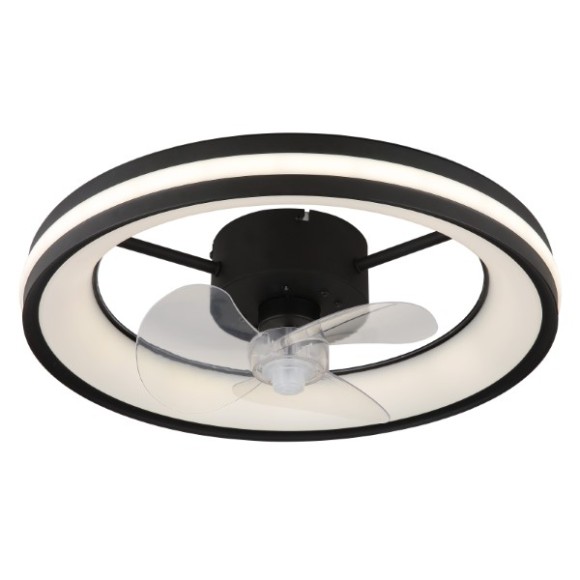 Globo 03651 LED ventilátor s osvetlením GATIAN  | 30W integrovaný LED zdroj | 2215lm | 2700-6500K