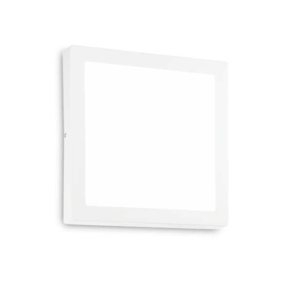 Ideal lux 321660 LED prisadené stropné svietidlo UNIVERSAL SQUARE | 36W integrovaný LED zdroj | 4300lm | 4000K