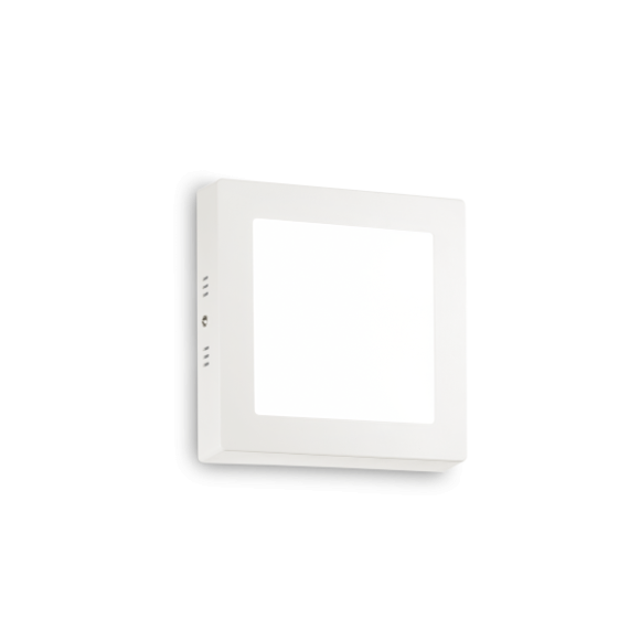 Ideal lux 321769 LED prisadené stropné svietidlo UNIVERSAL SQUARE | 14W integrovaný LED zdroj | 1100lm | 4000K