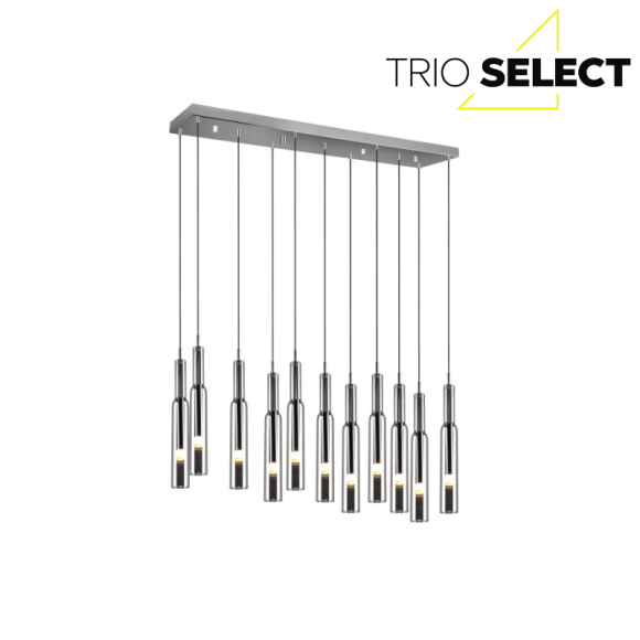 Trio SELECT 344511106  LED závesné stropné svietidlo LUCENT  | 11x3W integrovaný LED zdroj | 11x280lm | 2300+3000+4000K