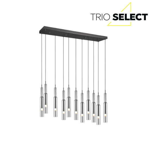 Trio SELECT 344511120  LED závesné stropné svietidlo LUCENT  | 11x3W integrovaný LED zdroj | 11x280lm | 2300+3000+4000K