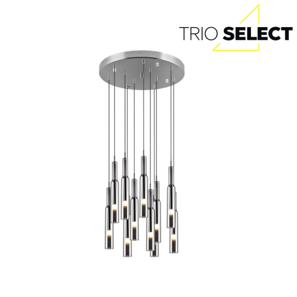 Trio SELECT 344531106  LED závesné stropné svietidlo LUCENT  | 11x3W integrovaný LED zdroj | 11x280lm | 2300+3000+4000K