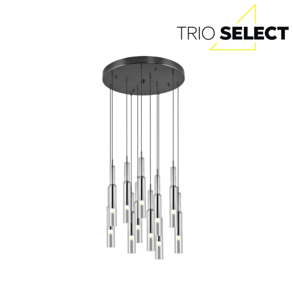 Trio SELECT 344531120 LED závesné stropné svietidlo LUCENT  | 11x3W integrovaný LED zdroj | 11x280lm | 2300+3000+4000K