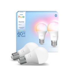 Philips Hue 8720169392243 LED sada žiaroviek Essential | 2x8W E27 LED | 806lm | 2200-6500+RGBK