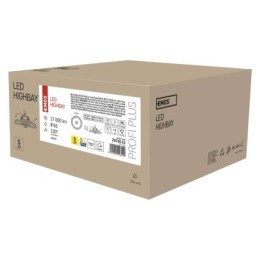 EMOS ZU210.12 LED závesné stropné svietidlo HIGHBAY ASTER | 100W integrovaný LED zdroj | 17000lm | 4