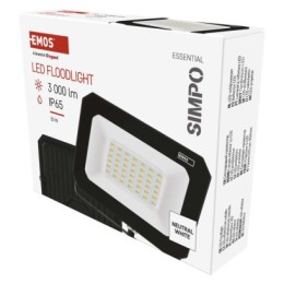 EMOS ZS2233 LED reflektor SIMPO  | 30W integrovaný LED zdroj | 3000lm | 4000K