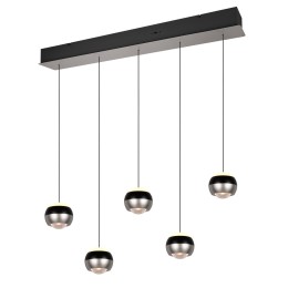 Trio SELECT  344410507  LED závesný luster ORBIT  | 5x8W integrovaný LED zdroj | 5x960lm | 2300+3000