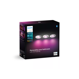 Philips HUE  8720169321014 LED sada bodových svietidiel Xamento  | 3x4,2W GU10 | 3x350lm | 2000-6500