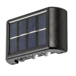 Rabalux 98077024 LED solárne vonkajšie nástenné svietidlo Kangton | 1,2W integrovaný LED zdroj | 8lm