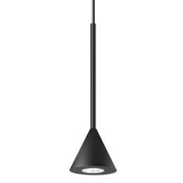 Ideal lux 328348 LED závesný luster ARCHIMEDE CONO | 4W integrovaný LED zdroj | 250000lm | 3000K