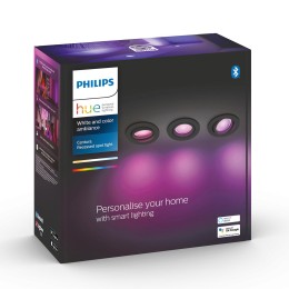 Philips Hue  8720169318977 LED sada zapustených svietidiel Centura  | 3x4,2W GU10 | 3x350lm | 2000-6