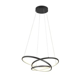 Trio T349110132 LED závesný luster DARVIN  | 34W integrovaný LED zdroj | 4500lm | 2300+3000+4000K